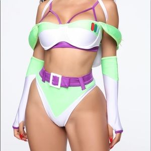 NWT Fashion Nova Buzz Light Year Costume size SX